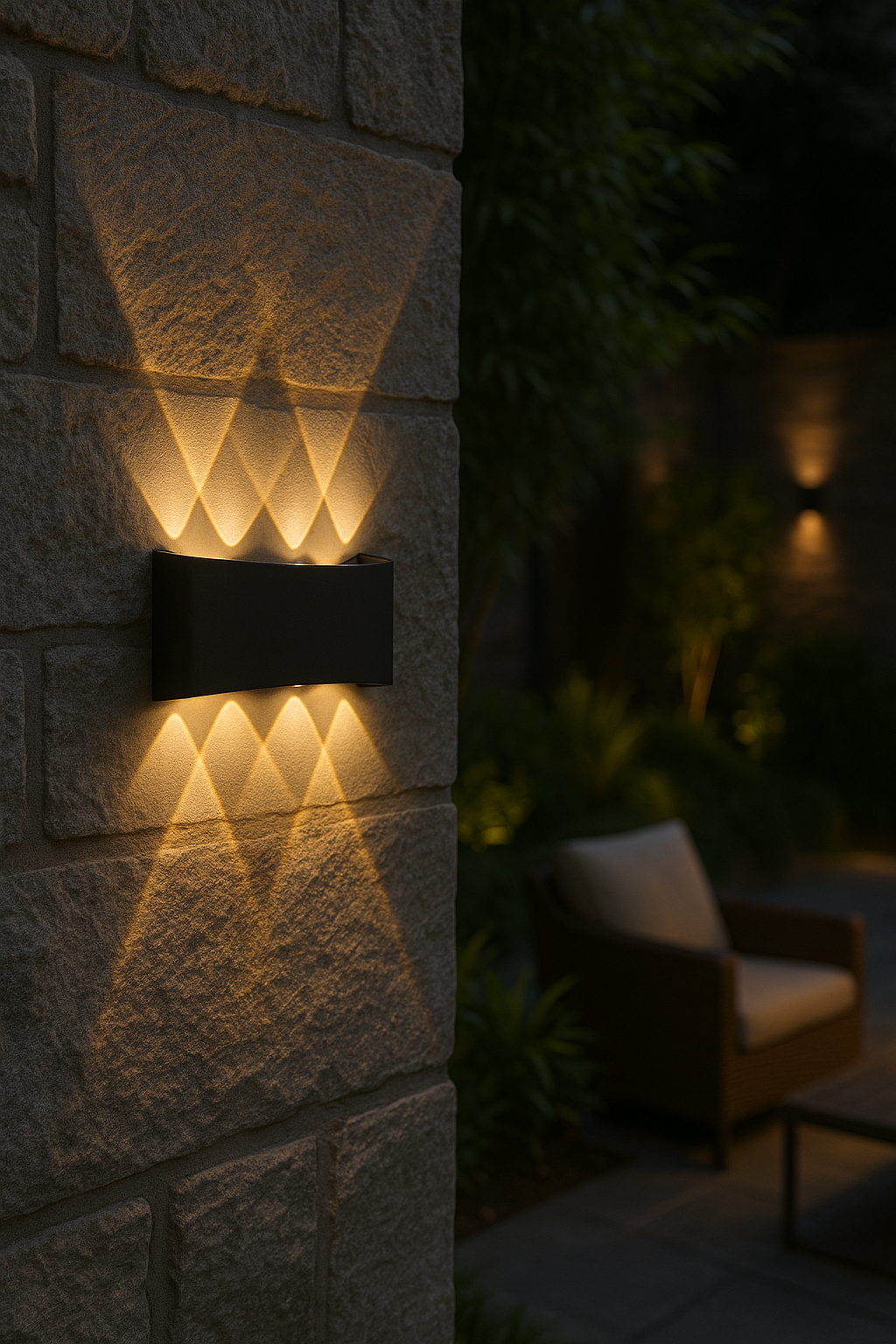 Modern LED Diamond Beam Wall Sconce | Luxury Matte Finish Decorative Lighting