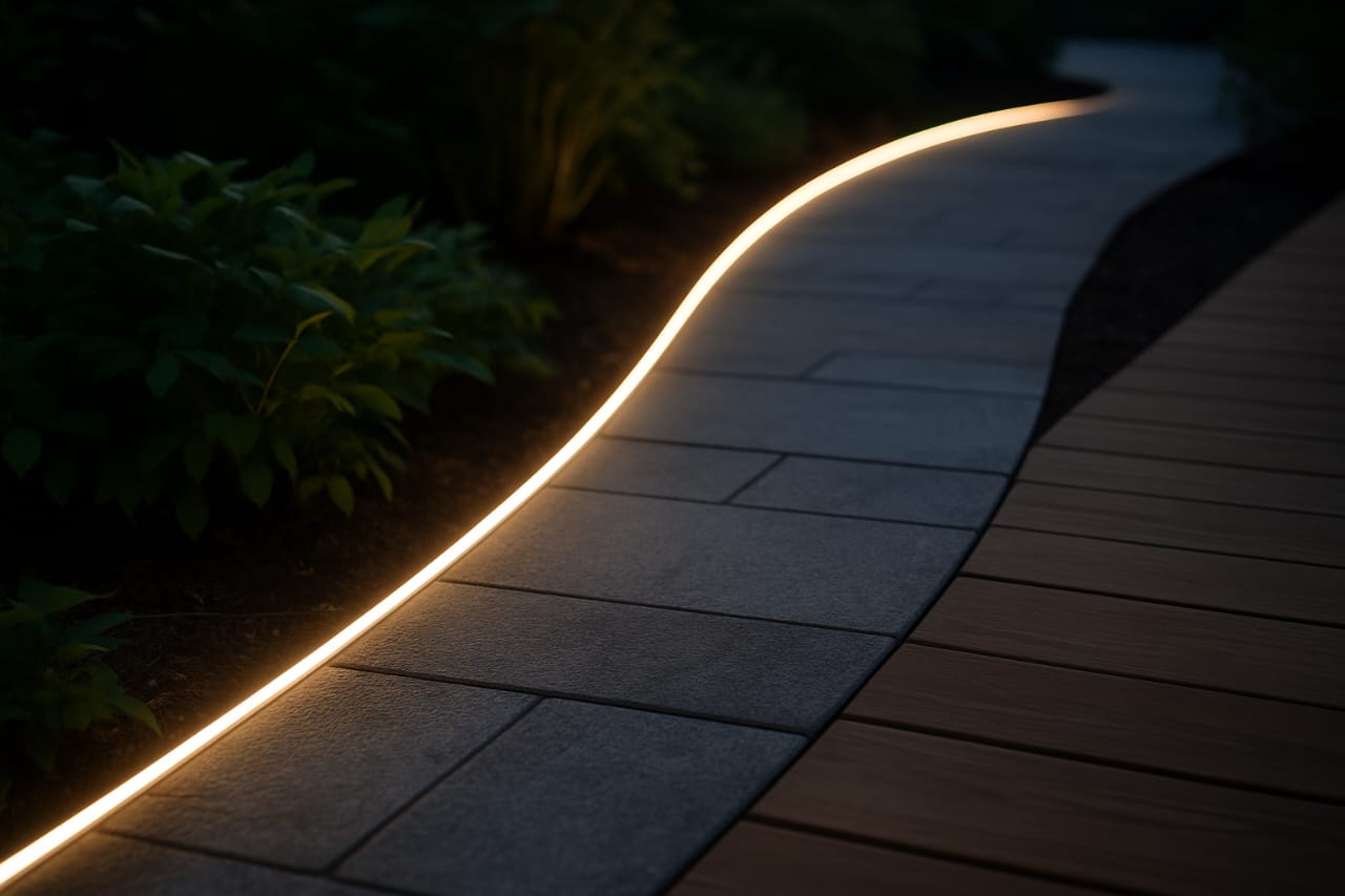 LED COB 8mm Rope Light with High Quality Connector